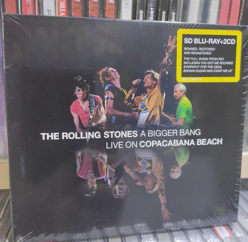 The Rolling Stones A Bigger Bang Live Copacabana 2cd+blu-ray