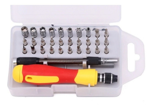 Imagen 1 de 10 de Kit Destornilladores Celulares 33 Pc Torx iPhone LG Samgung