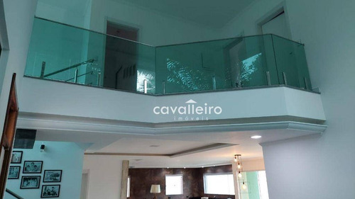 Imagem 9 de 30 de Impressionante Casa Com Cinema No Bosque De Itapeba | Maricá-rj - Ca5230