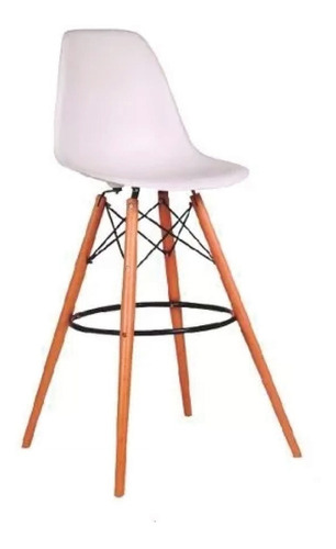 Butaca Eames Silla Alta Moderna Blanca