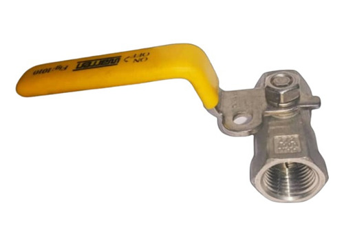 Válvula De Bola 1/2'' Acero Inoxidable 1000 Psi