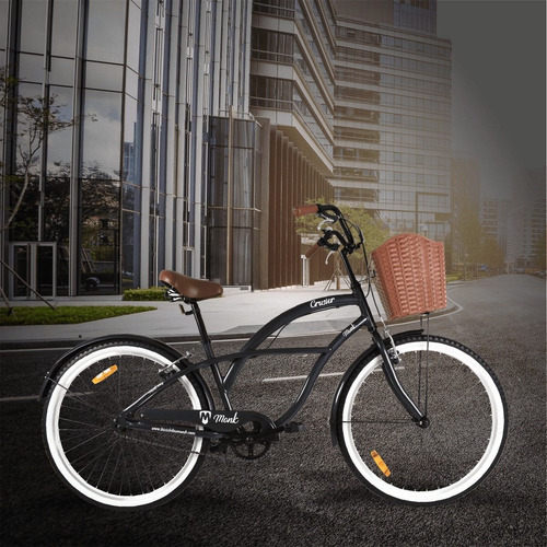 Imagen 9 de 9 de Bicicleta Urbana Aluminio Monk Crusier Rodada 26