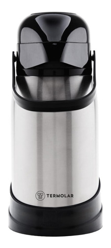 Garrafa Termica De Pressao 1,2 L Revolution Inox Termolar