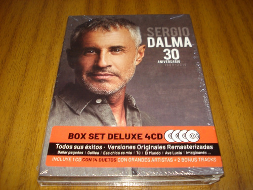 Box Cd Sergio Dalma / Todos Sus Exitos (nuevo Sellado) 4 Cd