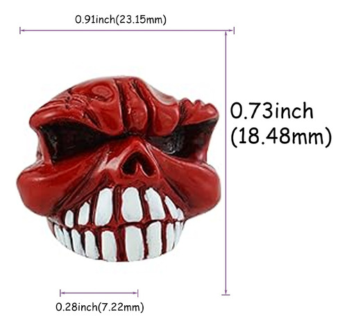 Tapones Para Valvulas Llantas 4pcs Calavera Para Auto/moto