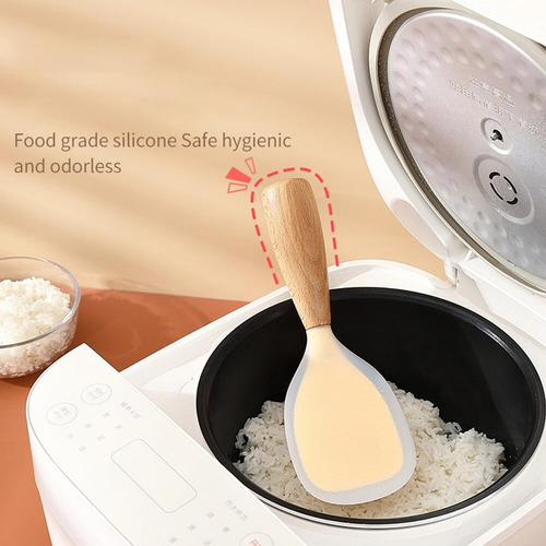 Cuchara De Arroz Vertical Antiadherente Para Arroz Con Mango
