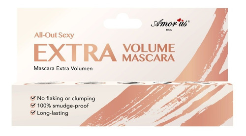 Imagen 4 de 4 de Mascara De Pestañas Extra Volumen Amor Us Original