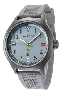 Nautica - Reloj Crissy Field Napcfs914 Para Hombre Color De La Correa Gris