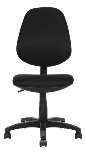 Silla Oficina Ergonomica Marca Silleti Modelo Toledo Giratoria Mecanismo Semi Reclinable Tapizada En Tela Color Negro