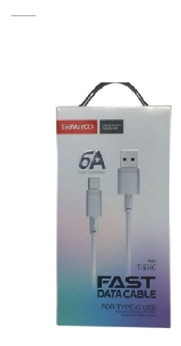 Cable Celular Usb Tipo C 6 Amper Carga Rapida  Caseros