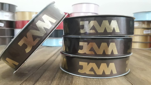 Fita Cetim Personalizada 22 Mm - 300 Metros