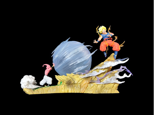 Diorama Figura Goku Vs Kid Boo