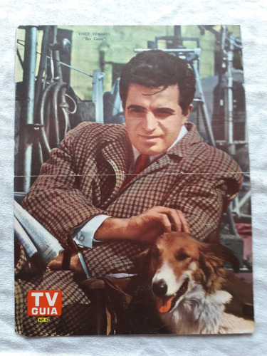 Antiguo Poster Revista Tv Guia N° 42 Vince Edwars Ben Casey 