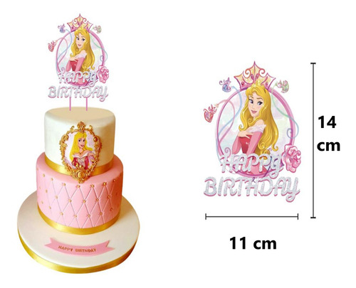 Globos Cumpleaños Kit De Fiesta Alusivos A Princesa Aurora