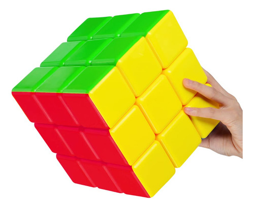 Cubo De Velocidad 3x3 Grande Sin Calcomanías