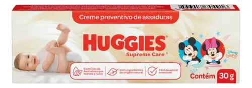 Creme Preventivo Assadura 30g Huggies Supreme Care