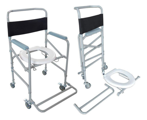 Cadeira De Rodas Hig Banho Dobravel D40 Plus Dellamed