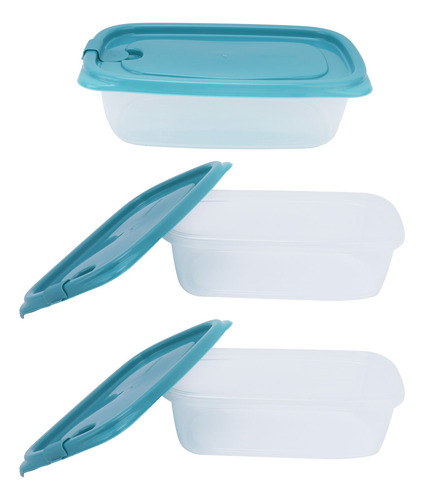 Recipientes Para Alimentos Con Ventilación De Plástico De 83