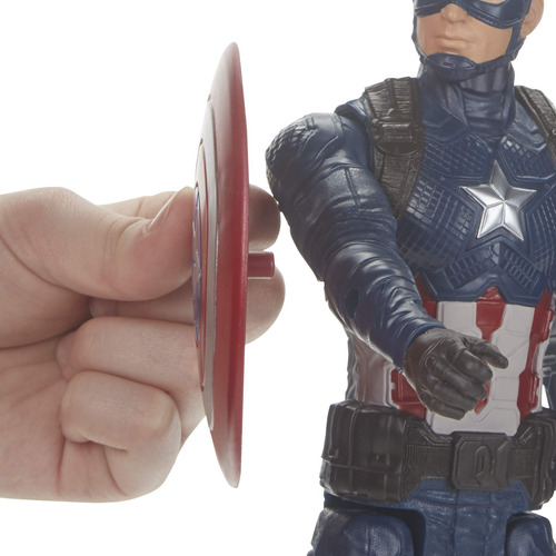 Boneco De Ação Avengers Marvel Endgame Titan Hero Captain Am