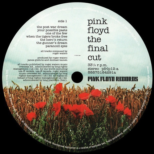 Imagen 6 de 7 de Pink Floyd The Final Cut Vinilo