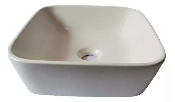 Ovalin Ceramico Cuadrado Blanco Para Baño 28x28