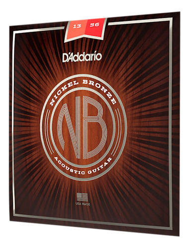 Encordadura Para Guitarra Acústica 13-56 Daddario Nb1356