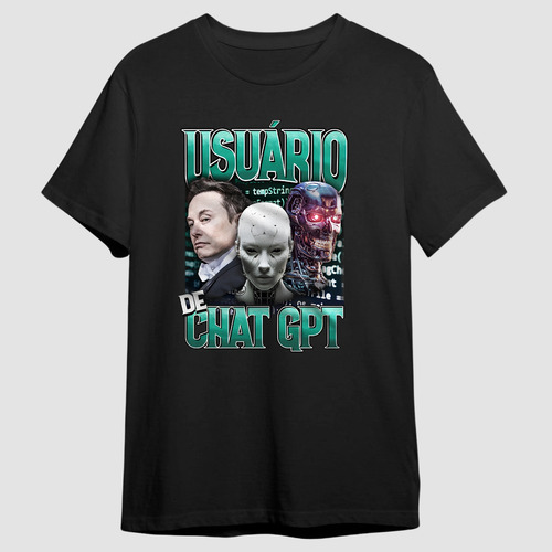 Camiseta Openai Meme Usuario Chat Gpt Programador Zoeira