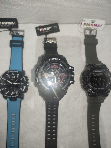 Reloj Militar Táctico Piaoma Sumergible Cronometro Alarma