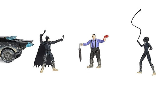 Ultimate Batman Movie Set Selina Kyle, Pingüino Y Batimovil