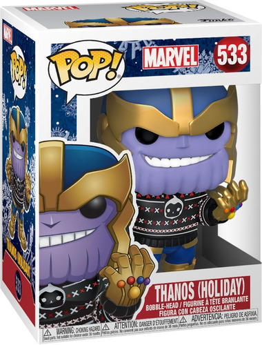 Funko Pop Thanos Holiday (533) (en D3 Gamers)