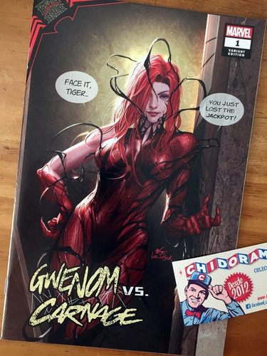 Comic - Gwenom Vs Carnage #1 Inhyuk Lee Mary Jane Venom