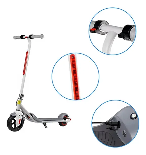 Monopatín Eléctrico Rp500 Hard 6.5 Potencia 150 W Edad Recomendada: 6-12 Años Blanco