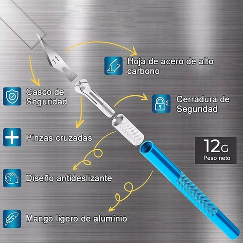 Juego De 2 Cuchillos Para Manualidades Con 40 Cuchillas A