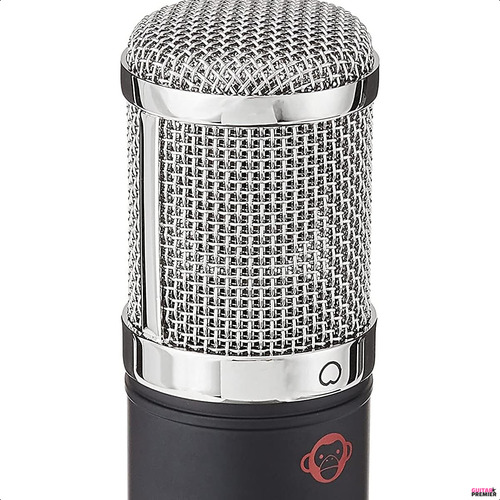 Micrófono Condenser Electret Profesional Soporte Funda Hapa