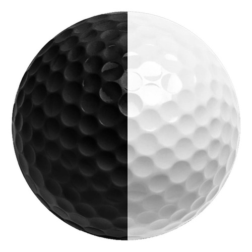 Bolas De Golf, Mxlfb-001, 1 Pza, 4cm Ø , Golf/ Minigolf, Cau Color Blanco/Negro
