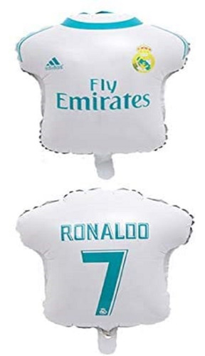 Set Globos Metalizado Real Madrid X7