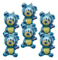 Comprar Set Pack Globo Temática Baby Shower Oso Celeste 35cm X 6