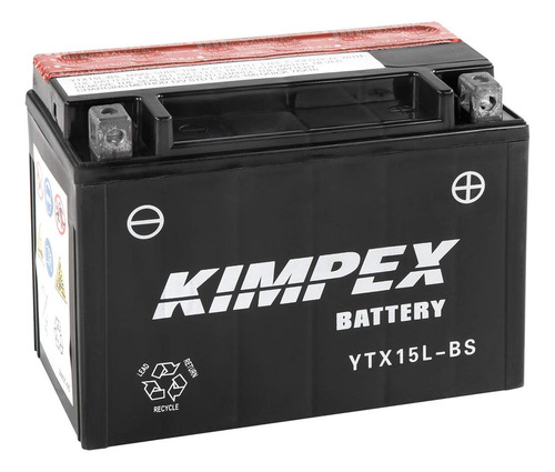 Kimpex Bateria Libre Mantenimiento Agm Ytx15l-bs Oem