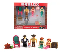 Comprar Set 4 Figuras De Roblox + Accesorios 8 Cm Sirenas - En Caja