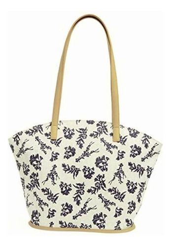 Vera Bradley Bolsa De Paja, Adrift Coral Blue, Talla Unica