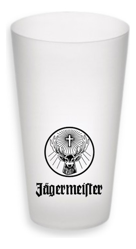 Vaso De Vidrio Jägermeister Satinado Transparente 350ml