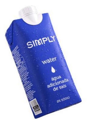 Água Adicionada De Sais Zero Sódio Simply Water