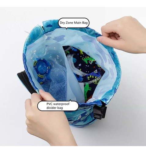 Bolsa De Natación Para Niños Playa Impermeable A