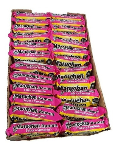 Pack De 24 Sopa Inst. Maruchan Ramen Camarón De 85 Gr