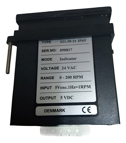 Indicador Rpm Digital, Tacometro,96 X 48mm, 4 Digitos,nuevo.