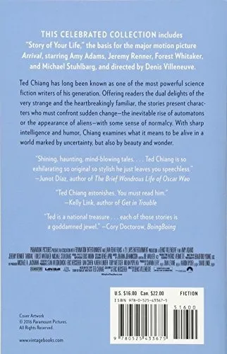 Book : Arrival (stories Of Your Life Mti) - Chiang, Ted