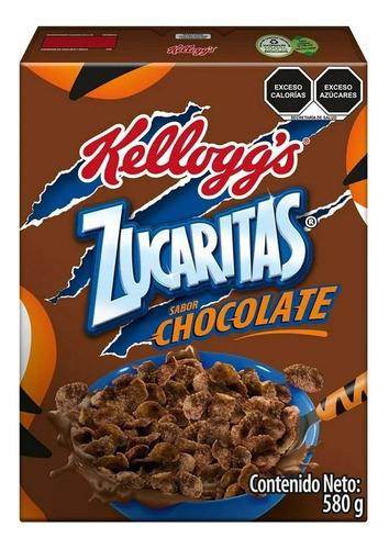 2 Pza Cereal Kellogg's Zucaritas Sabor Chocolate 580 G