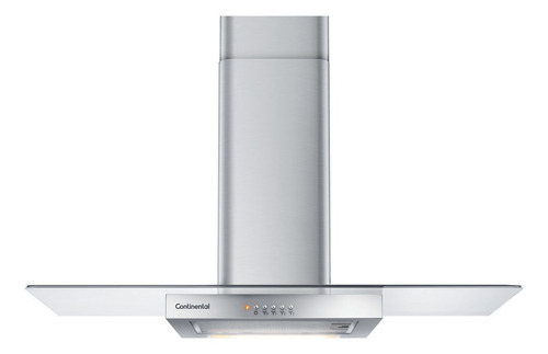 Coifa De Parede Continental 90cm Inox Com Vidro (cc9vx) 110v