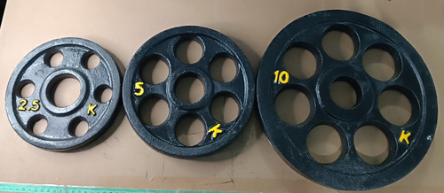 Discos Olimpicos Set De 15kg Para Ejercitarse