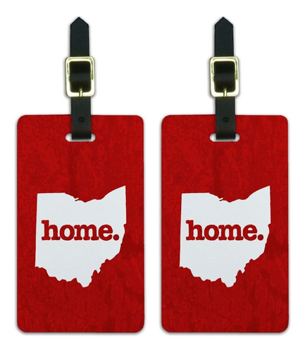 Gráficos Y Más Ohio Oh Home State Equipaje Maleta Etiquetas